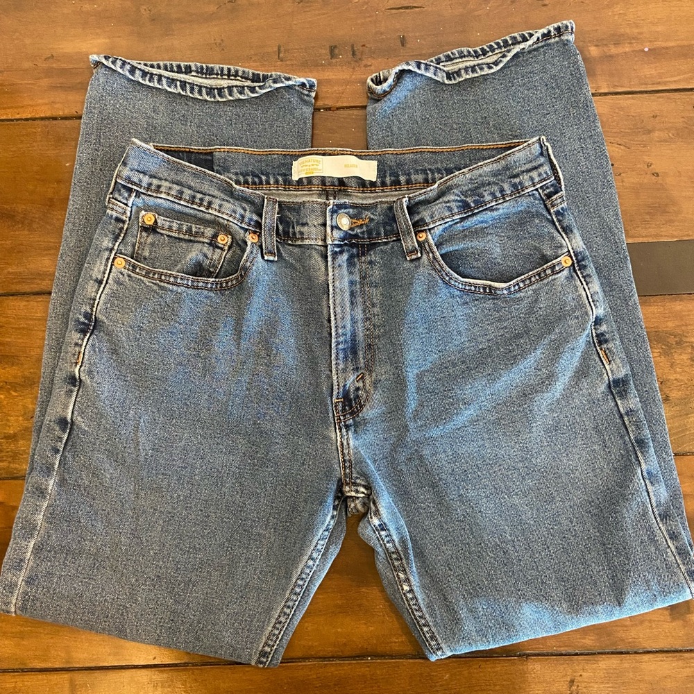 Levi’s Strauss Signature Gold Mens relaxed fit Jeans 33X30